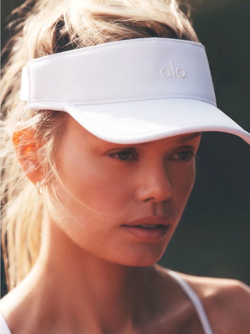 ALO Yoga Performance Eclipse Visor in White